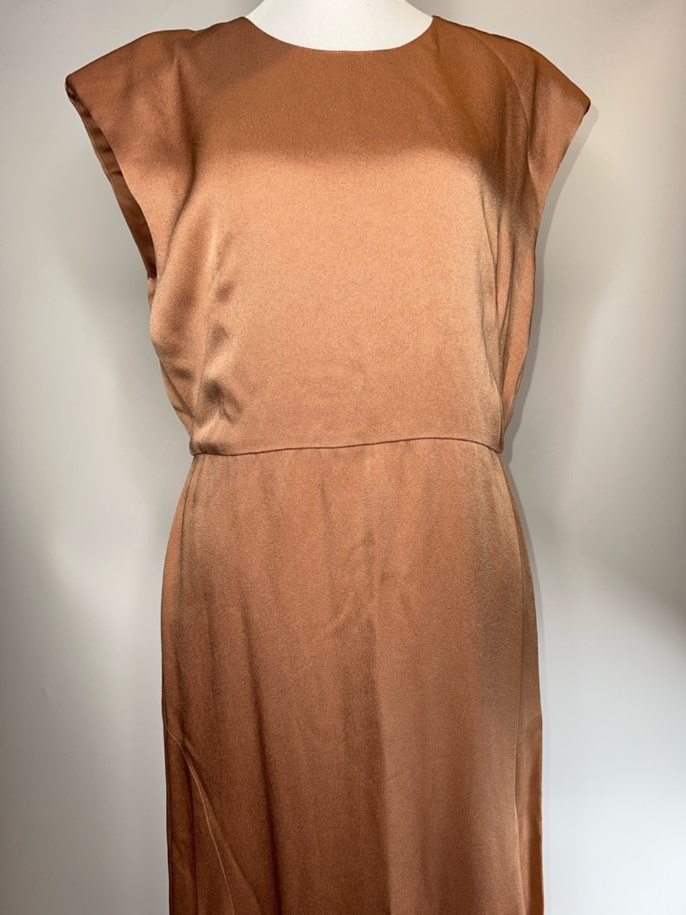 🧡NWT VERONICA BEARD PEONY DRESS IN COLOR CHAI SIZE 8 - Picture 10 of 17